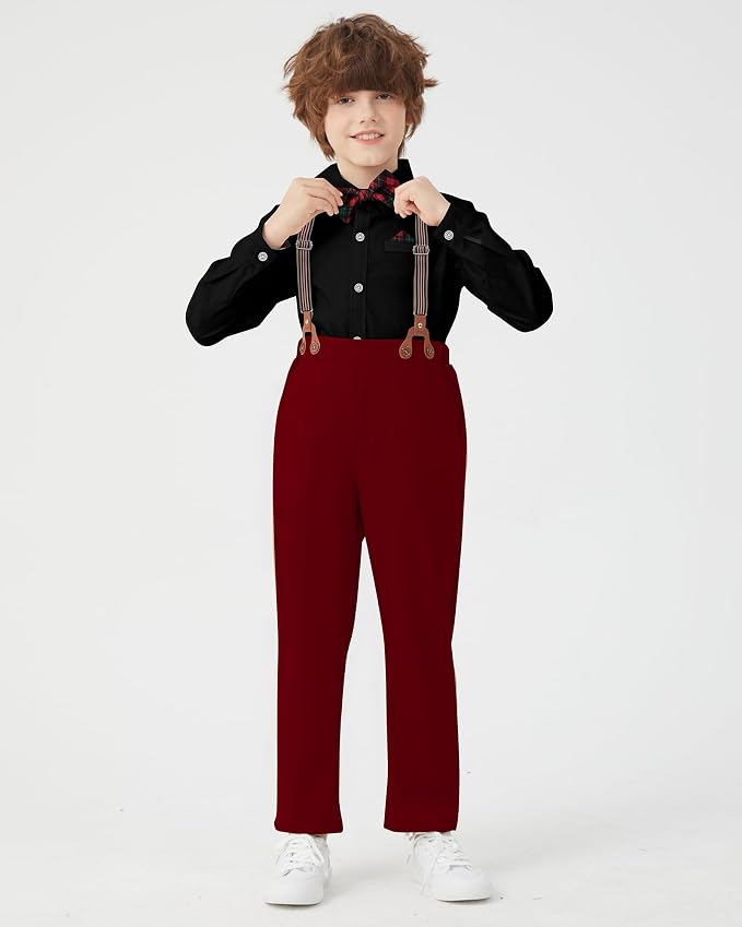 Toddler Boy Outfit Boy Dress Shirt - Image 4