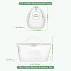 haakaa Wearable Silicone Breast Pump - Image 9