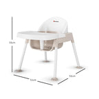 Foundations Secure Sitter 9" Feeding Chair, Stable “No Tip” Feet, 3-Point - Image 3