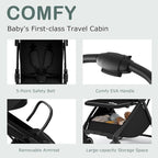 INFANS Lightweight Baby Stroller, Ultra-Compact Fold Airplane Ready Travel - Image 7