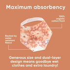 Copper Pearl 4 Pack Soft Cotton Baby Bibs - Image 2