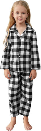 QZH.DUAO Matching Family Christmas Pajamas Set Long Sleeve Holiday Warm - Image 4
