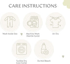 Bamboo Little Soft Baby Footie Pajamas, Baby Clothes, Newborn Sleepers - Image 4