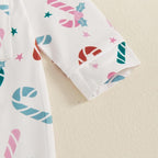 Balaflyie Baby Girl Button Down Pajamas Romper One-Piece Jumpsuit Long Sleeve - Image 5