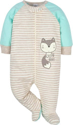 Gerber Baby Boys 4 Pack Sleep 'N Play Footie - Image 5