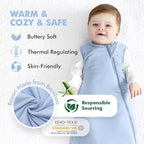 HAPIU Rayon Made from Bamboo Winter Baby Sleep Sack 2.5 TOG, 2-Way Zipper YKK - Image 2
