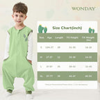 WONDAY Toddler Sleep Sack with Feet, 0.5 Tog Sleeping Sacks - Image 6