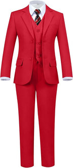 Boys' 5 Piece Formal Suit Set by Hipfun