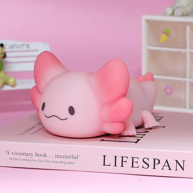 Tremdwoto Axolotl Night Light, 7 Colors Changing Cute Night Light by Tremdwoto