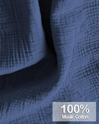 Muslin Nursing Covers for Breastfeeding, Arch Neckline Breast Feeding Covers - Image 2