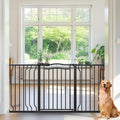 53.1-62.5 Inch Extra Wide Baby Gate, Pressure Mounted Dog Gate Indoor, Walk by Mornyray