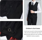 Boys Suit for Kids Teens Formal 5 Piece Tuxedo Suit Set - Image 4