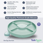 Talktools Bitsy Feeding Kid's Essentials Plate Set – Toddler Utensils, Spoon - Image 6
