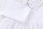 Peacolate 6M-4Years Spring Fall Baby Girls Clothing Set 3pcs Long Sleeve Dress - Image 8