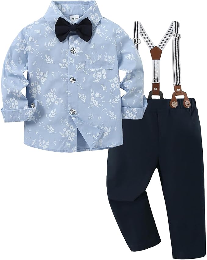 ARTMINE Toddler Boy Clothes Suit Gentleman Wedding Outfits, Formal Dress by Artmine