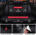 Leather Car Seat Covers for Toyota Corolla 2006-2024, Car Seat Covers Full Set - Image 4