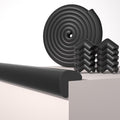 Baby Proof Edge Corner Protector, 16.4FT 0.47''Th L-Shape Furniture Corner & by QYV