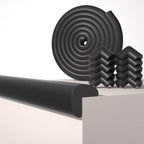 Baby Proof Edge Corner Protector, 16.4FT 0.47''Th L-Shape Furniture Corner & by QYV