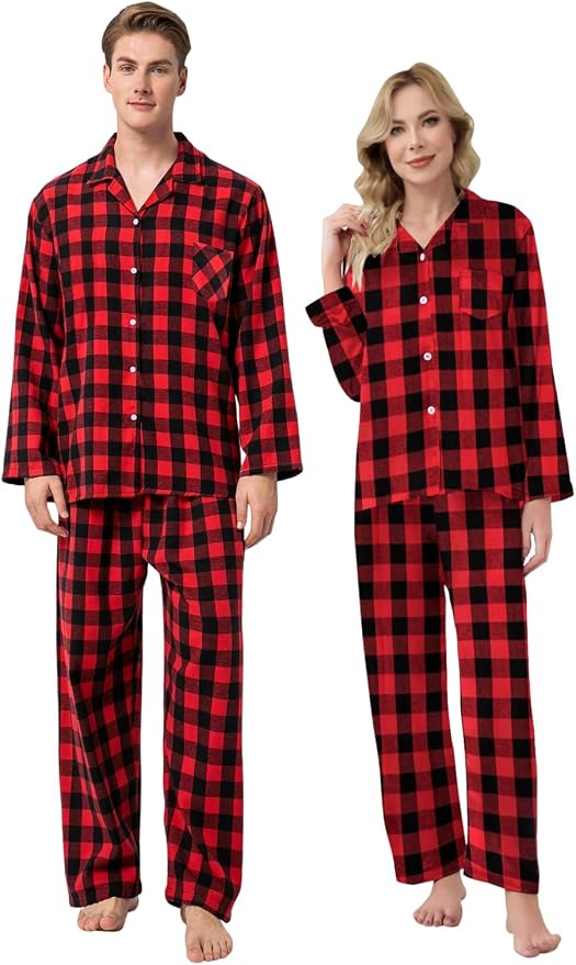 Schbbbta Family Matching Pajamas Holiday Sleepwear Long Sleeve Pjs Sets - Image 2