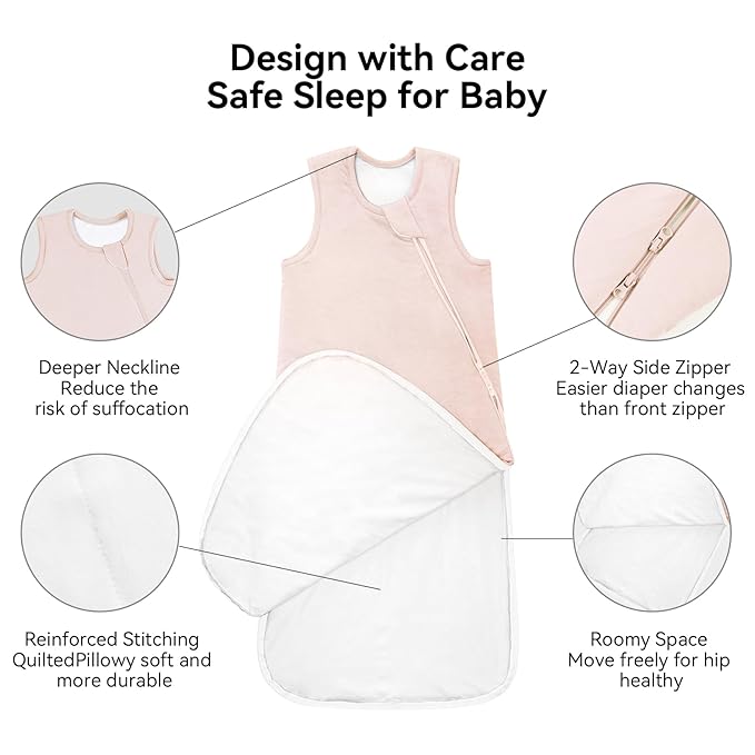 BubblePanda Rayon Made from Bamboo Sleep Sack 18-24 Months 0.5 Tog Soft - Image 3