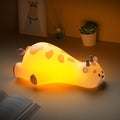 Cute Giraffe Night Light for Kids，3-Level Dimmable Nursery Nightlight, Silicone by Carry360