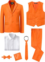 A&J DESIGN Boys 7-Piece Formal Suit Ring Bearer Outfit - Image 3