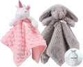 CREVENT Cozy Plush Baby Security Blanket, Loveys by CREVENT