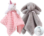 CREVENT Cozy Plush Baby Security Blanket, Loveys by CREVENT