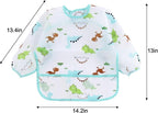 PandaEar 5 Pack Long Sleeve Bibs| Waterproof Full Bib - Image 2