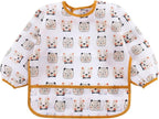 PandaEar 5 Pack Long Sleeve Bibs| Waterproof Full Bib - Image 5
