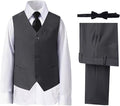Boys' Suits Formal Slim Fit Tuxedo Boys Vest and Pants Set by DHTS