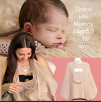 Muslin Nursing Cover for Baby Breastfeeding –Peekaboo Window -100% Breathable - Image 3