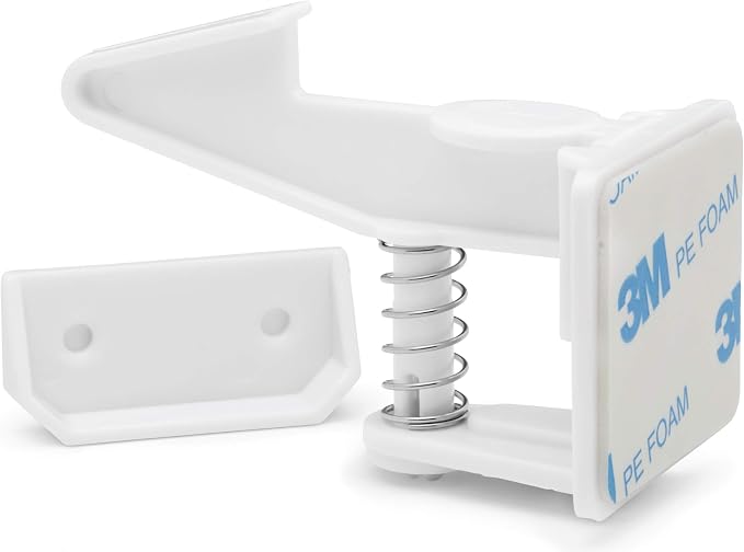 12 Pack Cabinet Locks Child Safety | Baby Safety Cabinet Locks NO Drilling 3M by Suniry