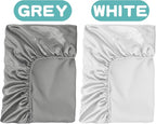 2 Pack Silk Crib Sheets for Baby - Image 2
