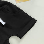 Rtnnsbbfcm Newborn Baby Boy Summer Clothes Short Sleeve Color Block Front - Image 6