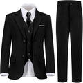 Boys Suit for Kids Teens Formal 5 Piece Tuxedo Suit Set by Lycody