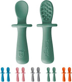 TalkTools ITSY Tiny Silicone Spoons – Twin Pack Soft Silicone Self-Feeding - Image 4