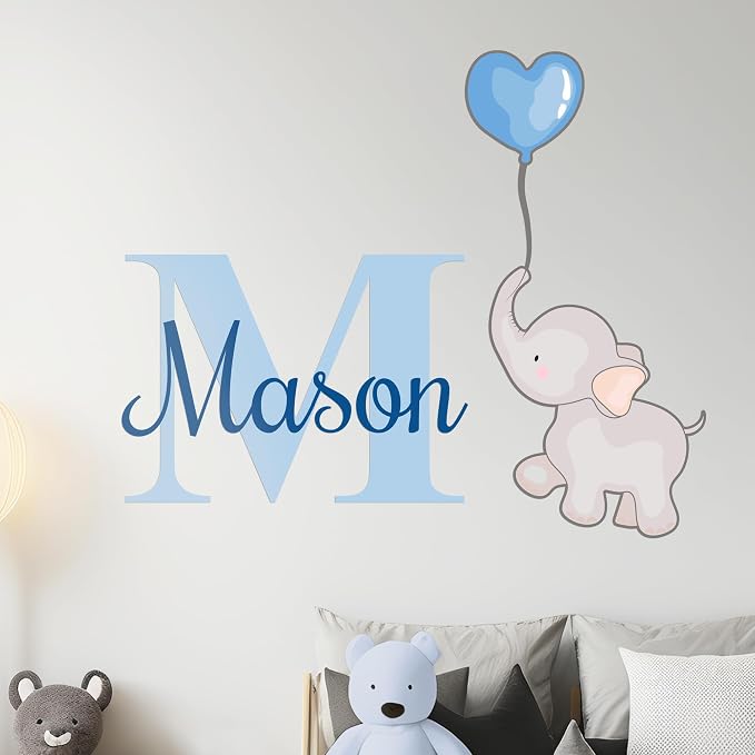 EGD Elephant Wall Decor Stickers by E-GraphicDesignInc