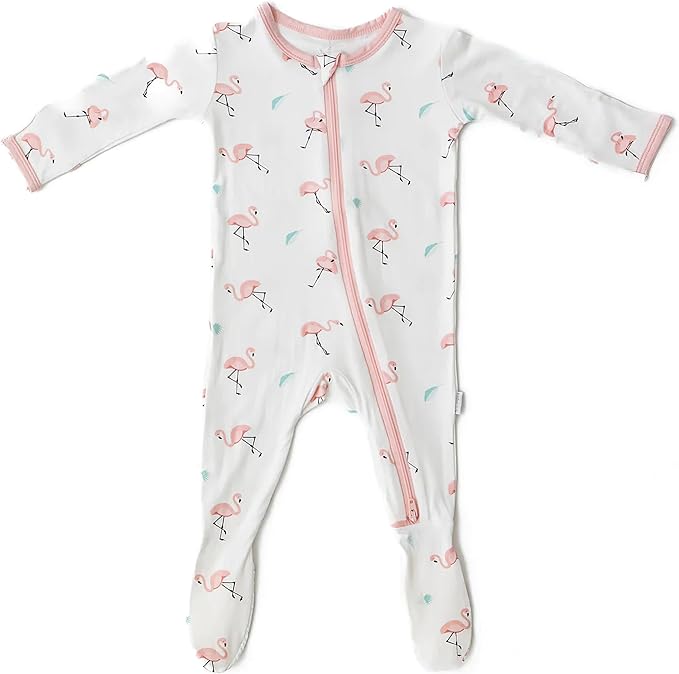 Bamboo Little Soft Baby Footie Pajamas, Baby Clothes, Newborn Sleepers by BambooLittle