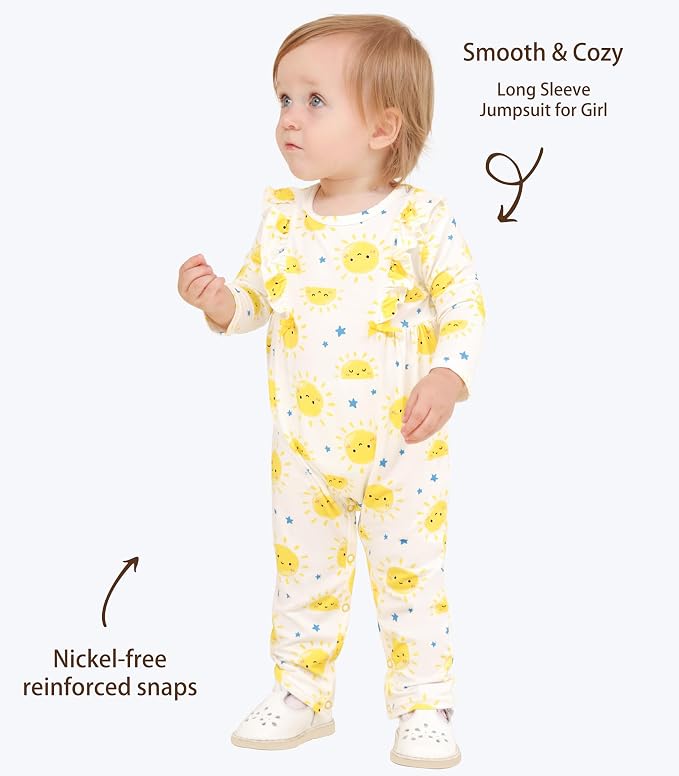 Baby Girl Romper Viscose from Bamboo Jumpsuit - Image 4