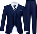 Boy's Suit Formal Slim Fit 5 Pieces Suit Set Blazer Vest Pants by Fesenbo