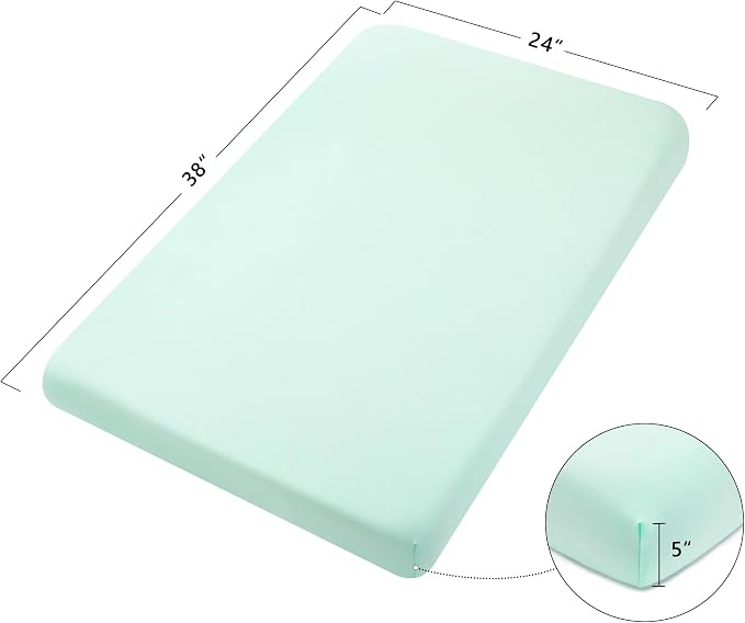 TILLYOU Mini Crib Fitted Sheets - Image 3