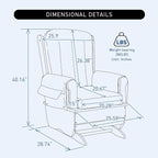 SafeRocker Standard Glider Rocker - Image 2