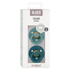 BIBS Pacifiers 6-18 Months | Colour Collection 2-Pack | BPA-Free Symmetrical - Image 3