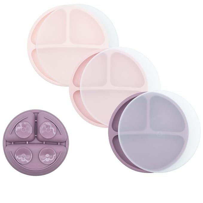 WeeSprout Suction Plates with Lids by WeeSprout