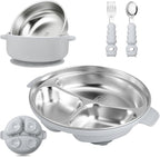 Stainless Steel Baby Plates by Wesketch