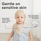 Copper Pearl 4 Pack Soft Cotton Baby Bibs - Image 4