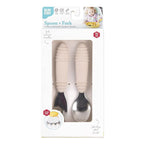 Bumkins Toddler Utensils, Kids Size Fork and Spoon Set, Silicone and - Image 6