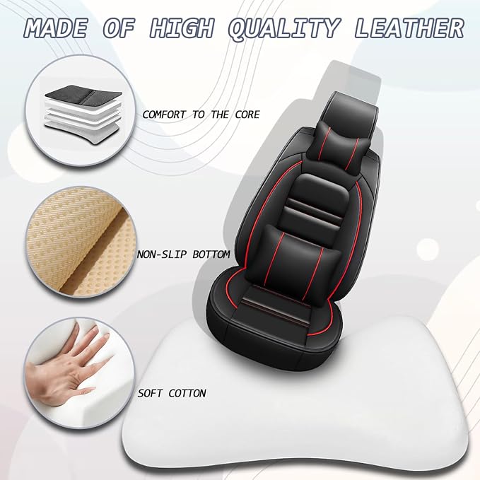 Car Seat Covers for JP Gladiator 2020-2025 | 5-Seats Seat Covers, Waterproof - Image 4