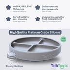 TalkTools Itsy Plate Must-Have Silicone Baby Plates - Image 2